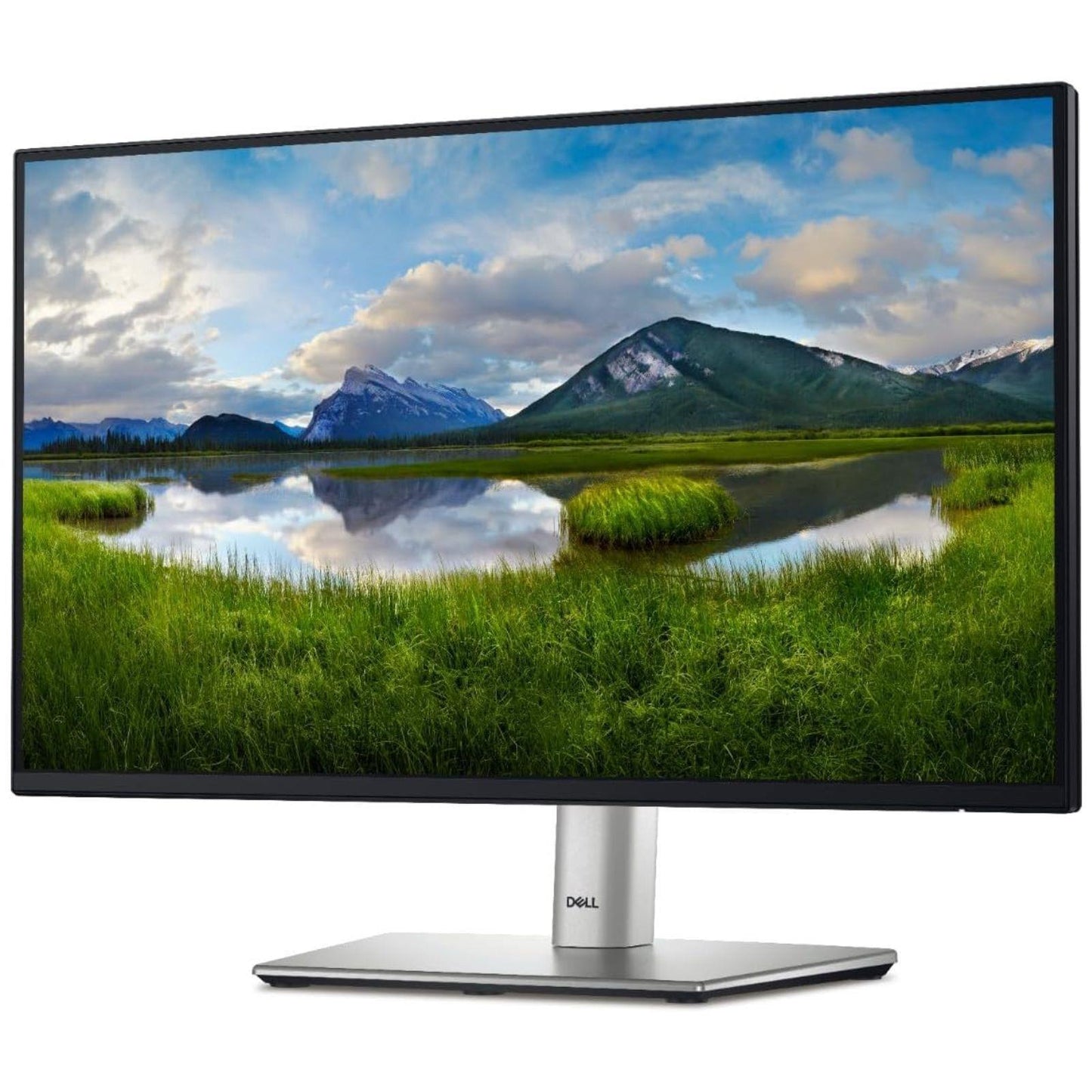 DELL P2422H 24" IPS LED MONITOR, FULL HD 1920X1080 DISPLAY, DP HDMI VGA USB PORTS, 5MS RESPONSE TIME    -  GOOD REFURBISHED