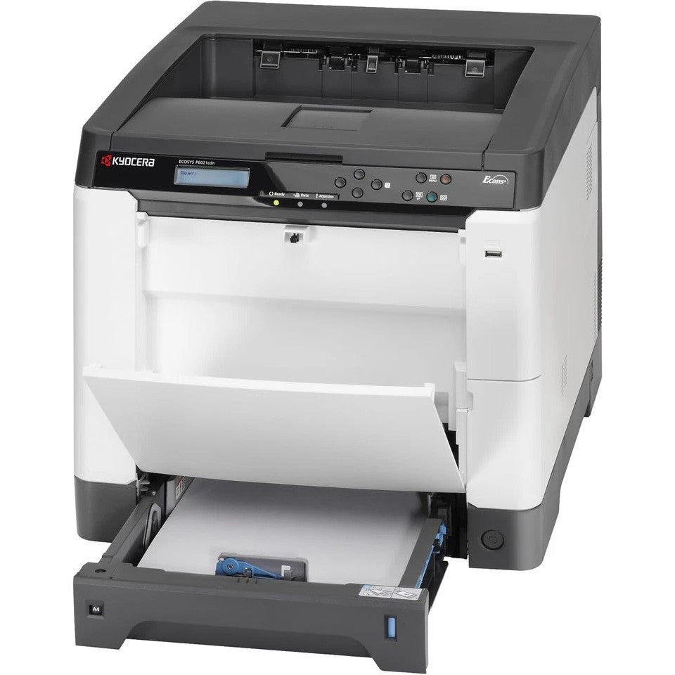 KYOCERA ECOSYS P6021CDN DUPLEX NETWORK 21PPM WORKGROUP A4 COLOR LASER PRINTER    -   GOOD - REFURBISHED