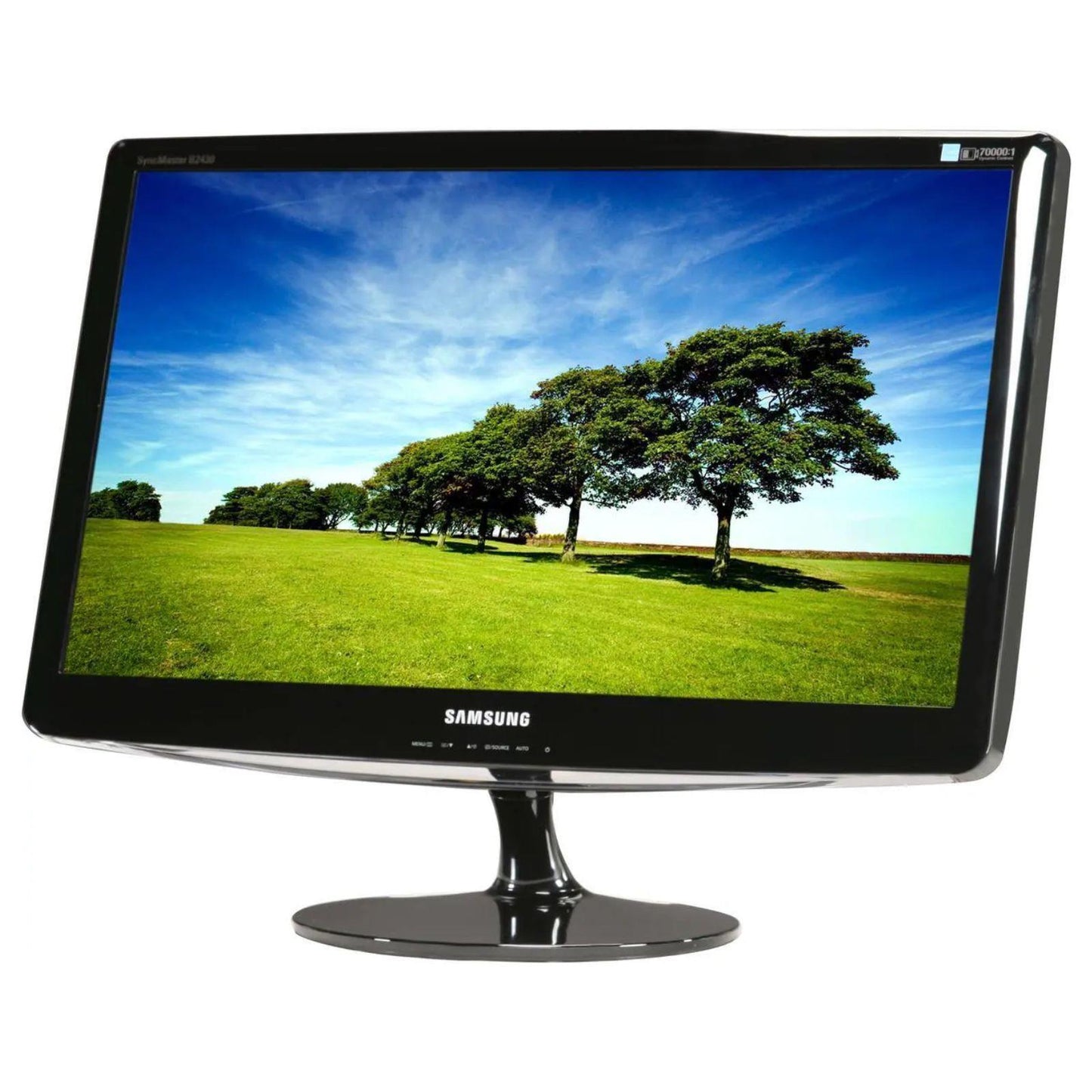 SAMSUNG B2430H 24" FULL HD LED BACKLIT MONITOR, 1920X1080 RESOLUTION, HDMI & VGA CONNECTIVITY, WITHOUT STAND   -  GOOD REFURBISHED
