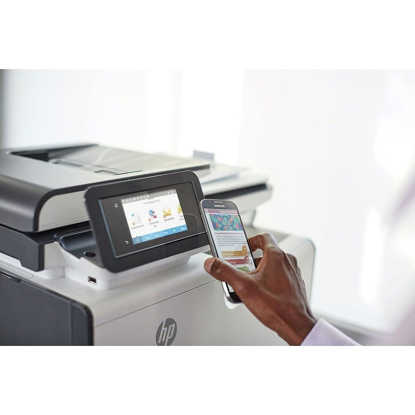 HP BUSINESS PW 477DW MULTIFUNCTION PRINTER 40PPM WIRELESS & DUPLEX PRINTING