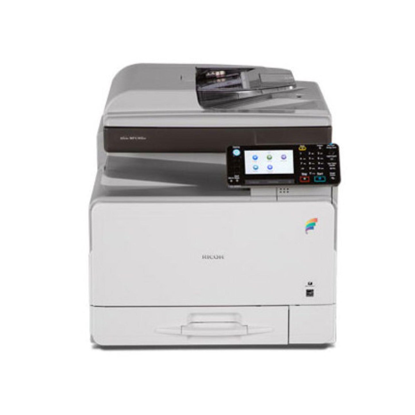 RICOH MP C305SPF FAST DUPLEX NETWORK 1200 DPI USB ETHERNET A4 COLOR WORKGROUP LASER PRINTER COPIER  -  VERY GOOD  REFURBISHED