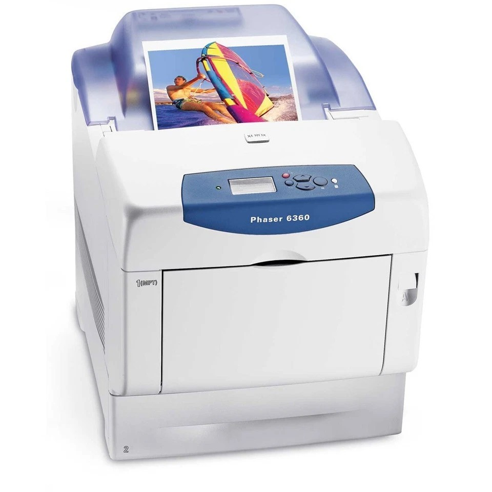 XEROX PHASER 6360DN A4 DUPLEX NETWORK 1200DPI 40PPM FAST COLOUR LASER PRINTER   -    GOOD - REFURBISHED