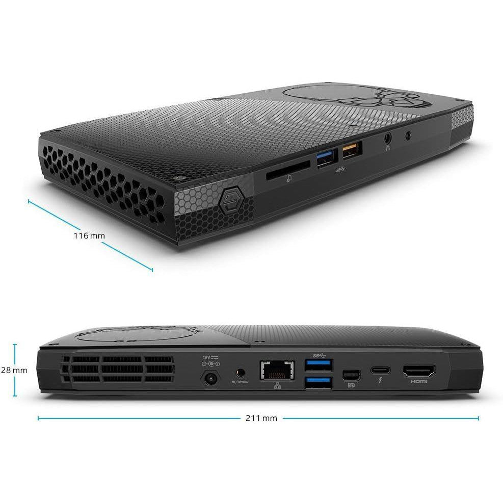 INTEL NUC6I7KYK WINDOWS 11 TINY PC INTEL CORE I7 8GB RAM 128GB SSD USB, HDMI, DISPLAY PORT - GOOD - REFURBISHED