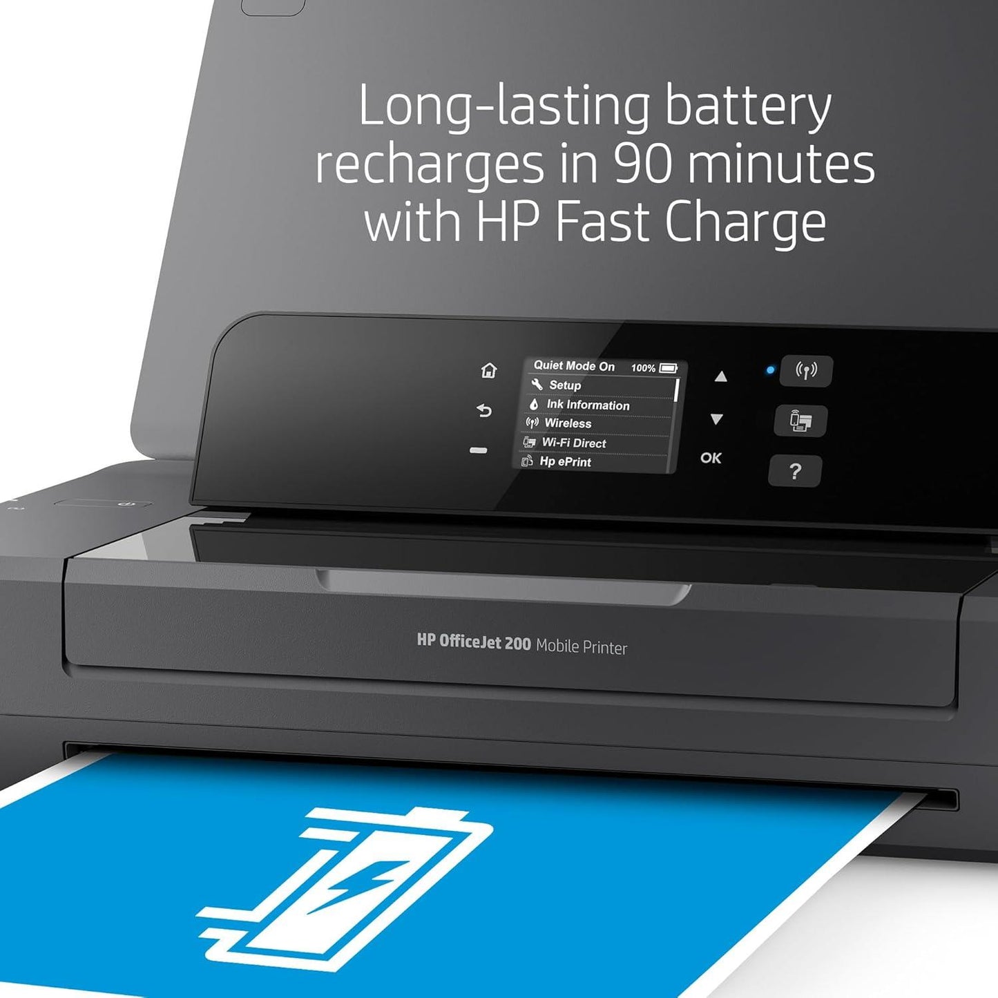 HP OFFICEJET 200 MOBILE PRINTER PORTABLE USB ONLY FAST COLOR INKJET A4 PHOTO