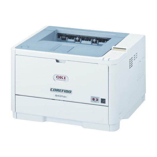 OKI B431DN LASER PRINTER MONOCHROME DUPLEX PRINTING 1200X1200 DPI USB/ETHERNET