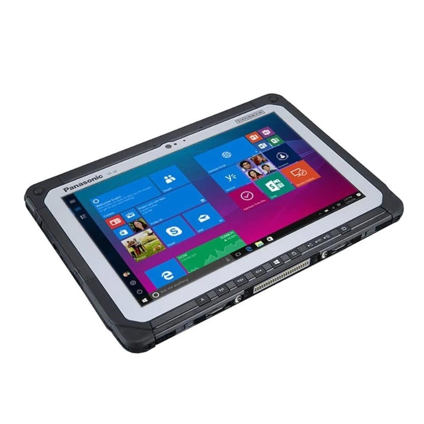 PANASONIC TOUGHBOOK CF-20 RUGGED TABLET WITH INTEL CORE I5, 8GB RAM, 256GB SSD, WINDOWS 11, DURABLE   -  GOOD REFURBISHED