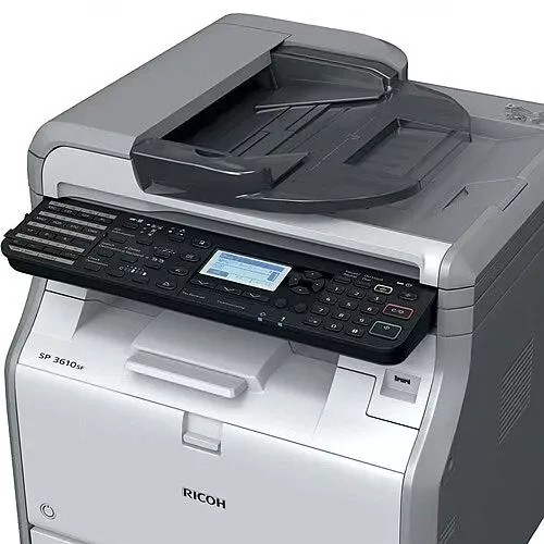 RICOH SP 3600SF AIO DUPLEX NETWORK USB FAST 30PPM 600DPI A4 MONO LASER PRINTER  -  GOOD - REFURBISHED