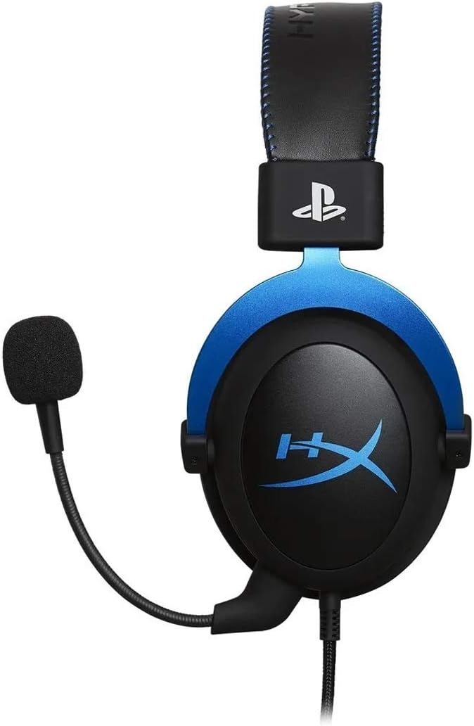 HyperX Cloud Gaming Headset Black & Blue for PS4, PS5 and PC