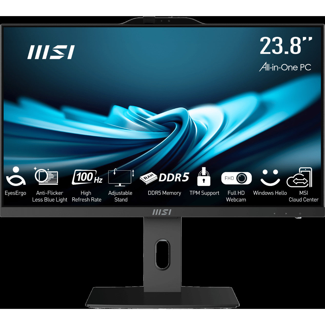 NEW MSI PRO AP242P 14M i7-14700 23.8" FHD ALL IN ONE DESKTOP PC 512GB SSD 100Hz WEBCAM USB C WIFI 6E