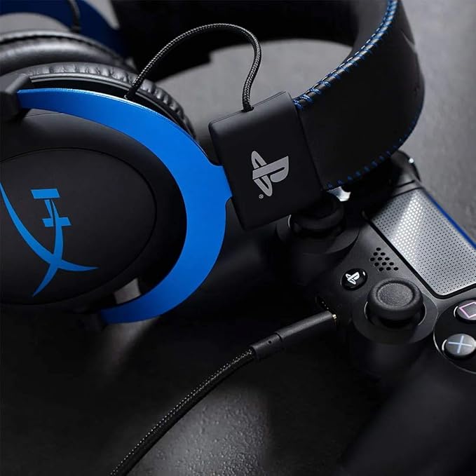 HyperX Cloud Gaming Headset Black & Blue for PS4, PS5 and PC