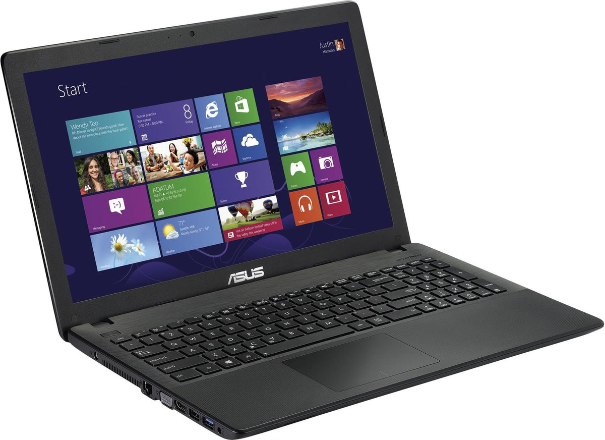 Asus X550CA Windows 11 Laptop Intel	Celeron 500GB Storage 15" HD Webcam DVD WiFi BT Colour Black- Very Good - Refurbished