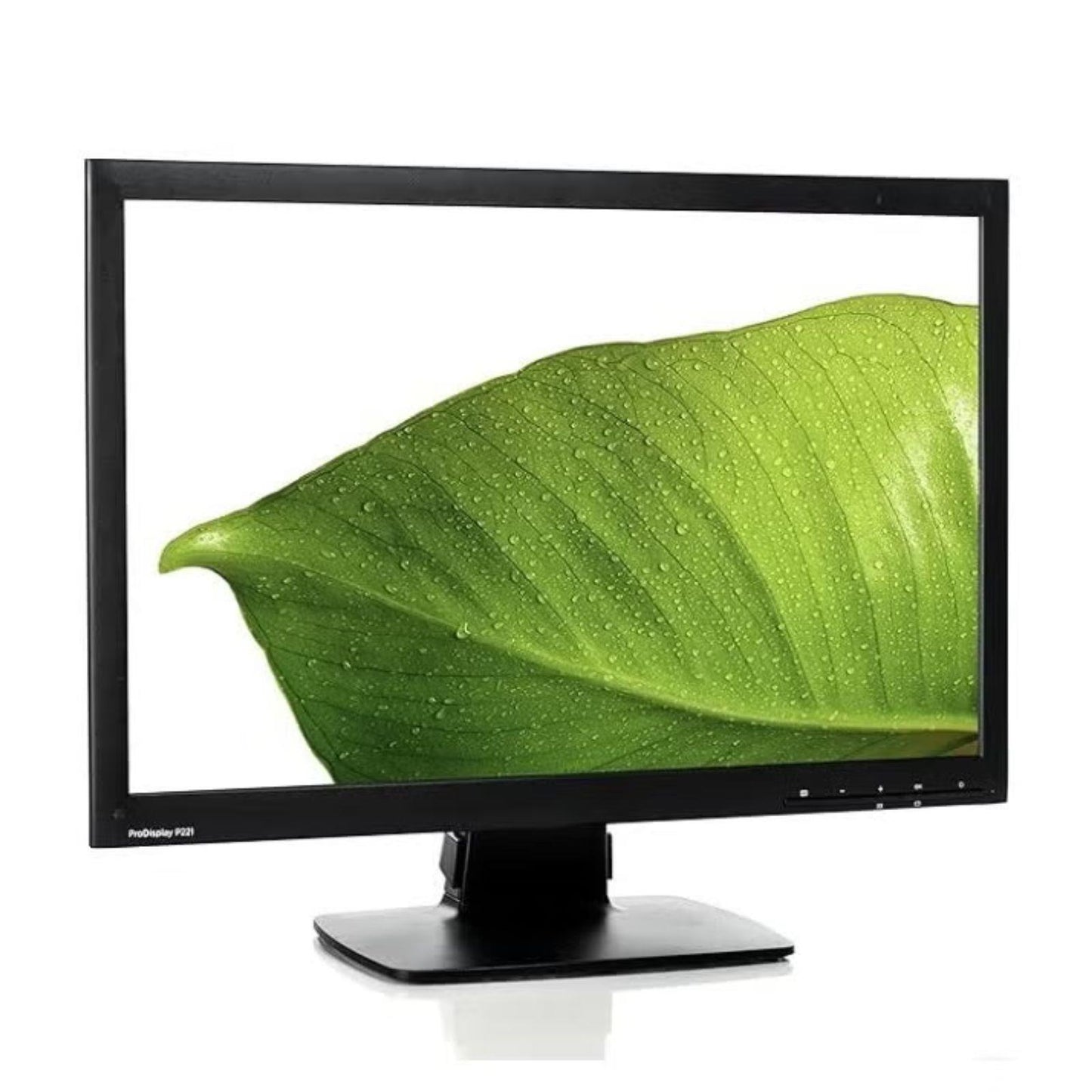 HP PRODISPLAY P221 21.5" FHD 1920X1080 LED MONITOR DVI VGA PORT WITHOUT STAND MONITOR FOR HOME & OFFICE USE  -  GOOD REFURBISHED