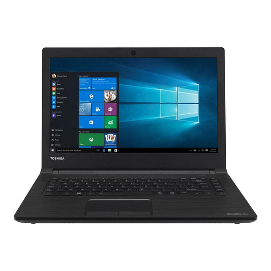 Toshiba Satellite Pro R40-C Windows 11 Laptop 14" Intel Core I3 8GB RAM 128GB SSD HD Webcam, DVD, BT, Wifi - Very Good - Refurbished