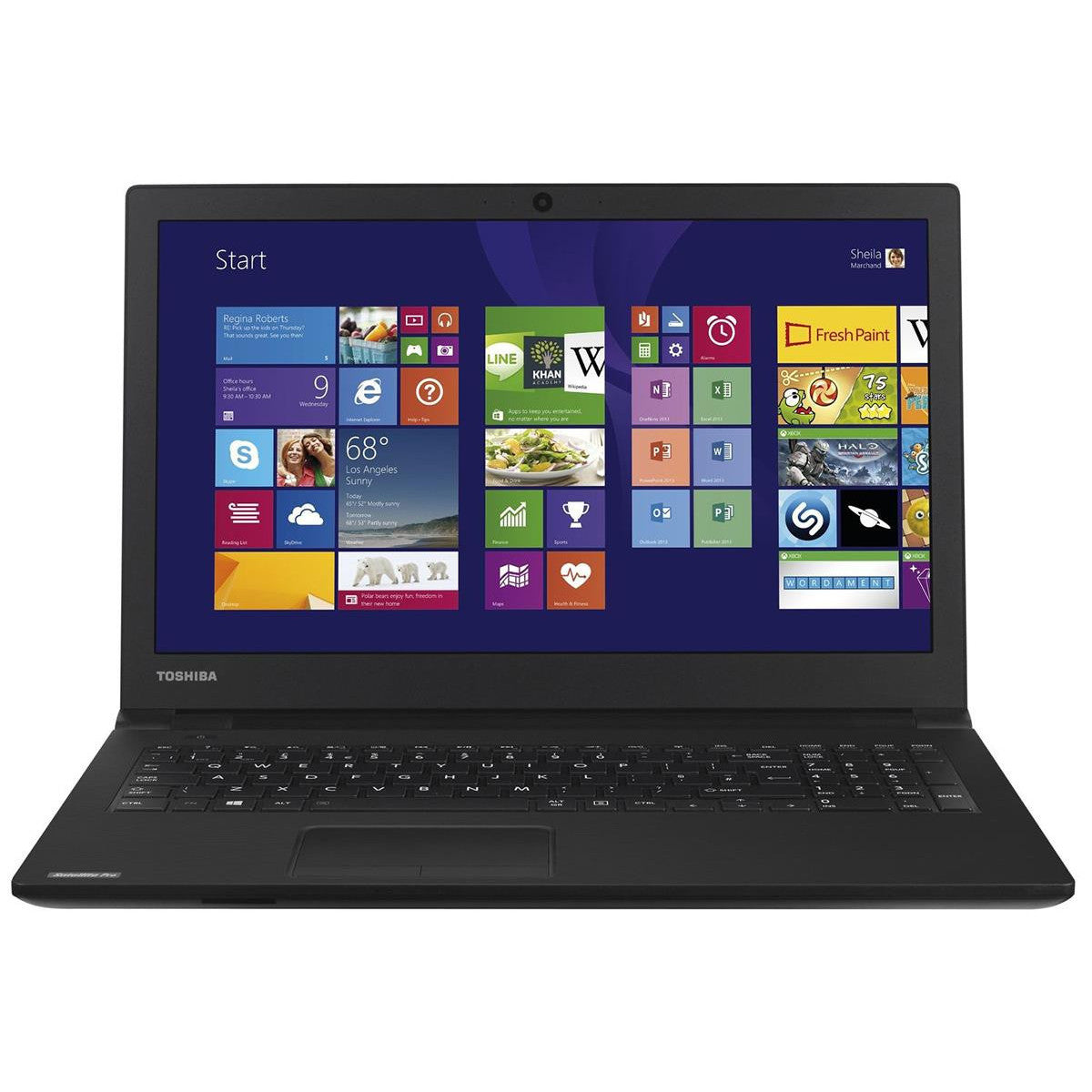 TOSHIBA SATELLITE PRO R50-B WINDOWS 11 LAPTOP INTEL I5 8GB RAM 500GB HDD 15.6" HD WEBCAM, OPTICAL DRIVE, BT, WIFI – VERY GOOD REFURBISHED