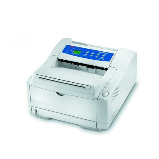 OKI B4350 USB PARALLEL FAST 22PPM COMPACT DESKTOP A4 MONO LASER PRINTER 01145301   -    GOOD - REFURBISHED