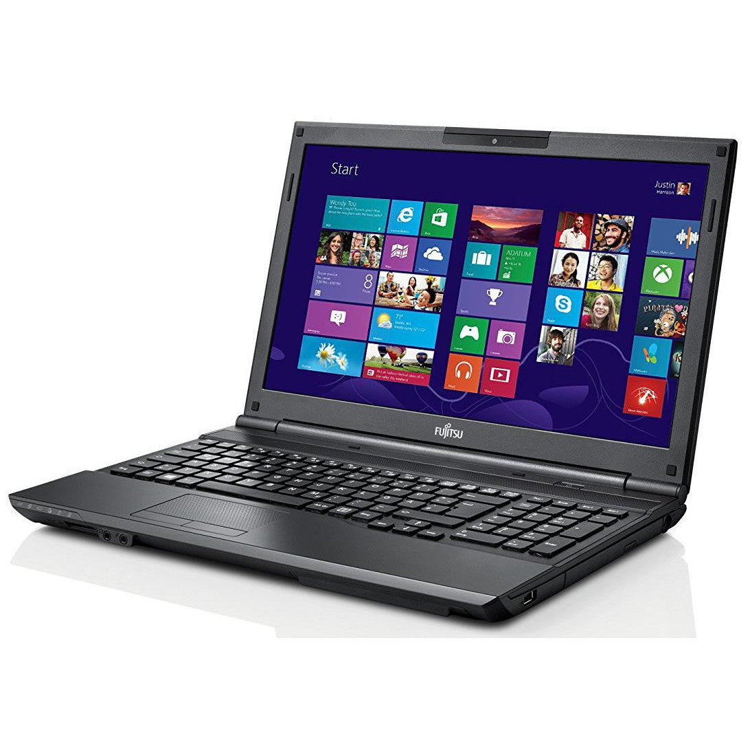 Fujitsu Lifebook AH532 Windows 11 Laptop Intel Core i3 8GB 500GB Storage 15" HD Webcam DVD WiFi BT -  Good Refurbished