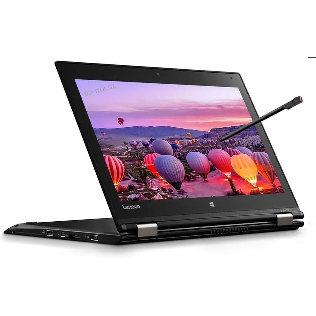 Lenovo ThinkPad Yoga 260 Windows 11 Laptop i7 16GB RAM 256GB SSD 12"  FHD Webcam Backlit Touchscreen Wifi - Very Good Refurbished