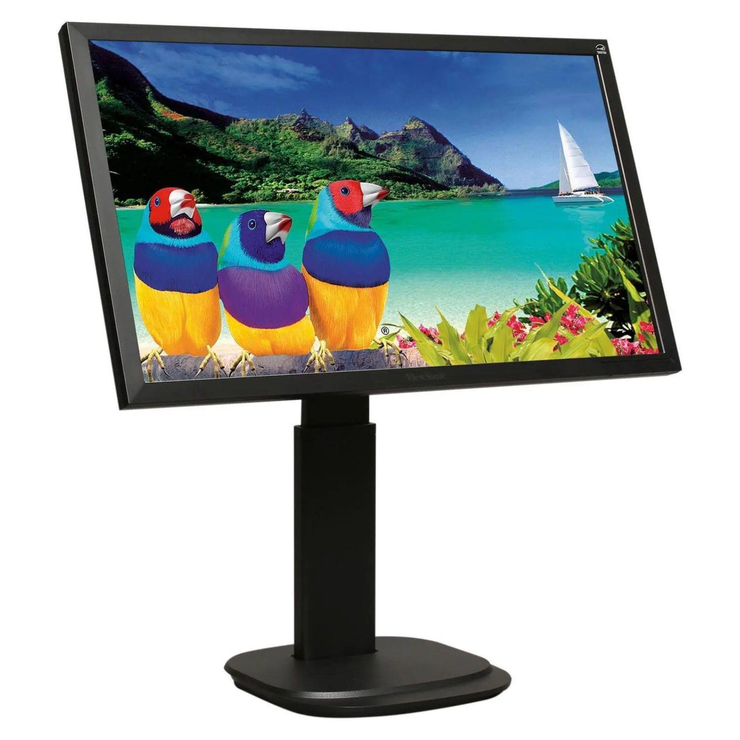 VIEWSONIC VG2439M 24" FHD 1920X1080 LED MONITOR DP VGA DVI PORT / WITHOUT STAND MONITOR FOR HOME & OFFICE USE   -  GOOD REFURBISHED