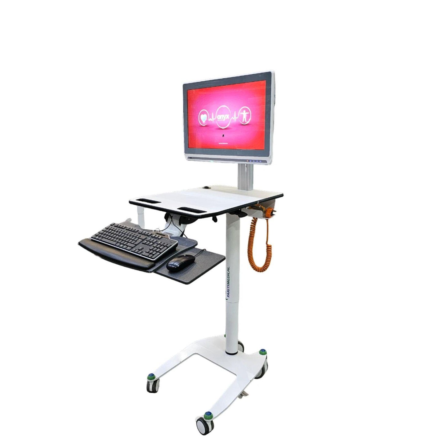 ONYX MOBILE PC WORKSTATION INTEL I5 HEIGHT ADJUST 360° MEDICAL INDUSTRIAL PC - VERY GOOD - REFURBISHED