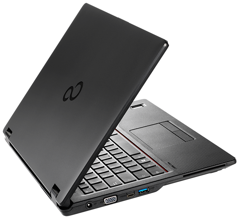 Fujitsu LifeBook E548 Windows 11 Laptop Intel i5 8GB RAM 128GB SSD 15" HD Webcam WiFi BT Colour Black- Very Good - Refurbished