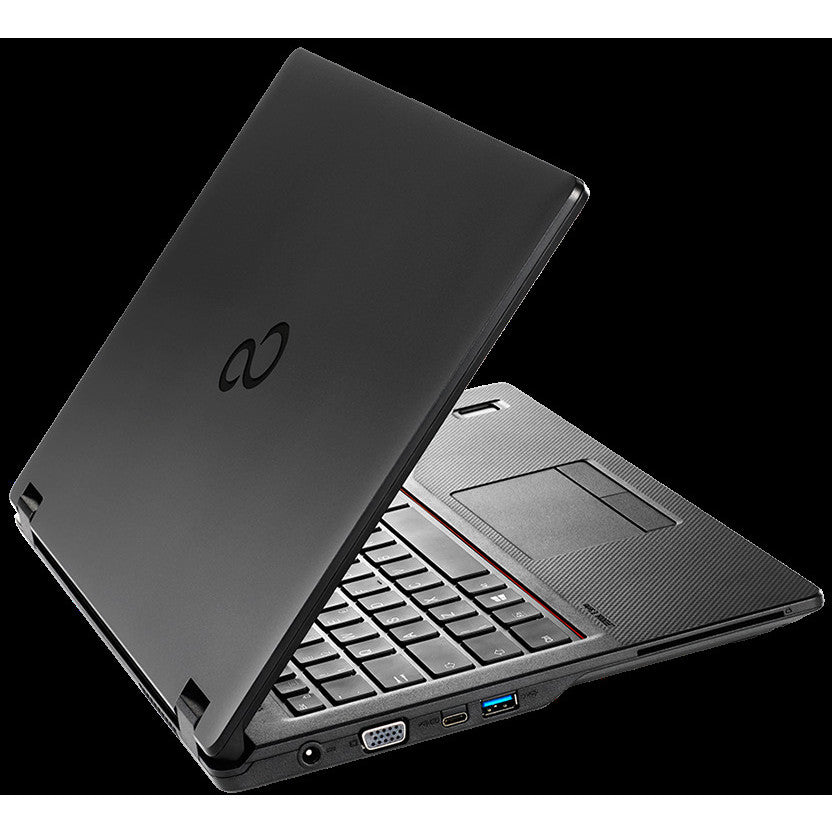 Fujitsu LifeBook E548 Windows 11 Laptop Intel i5 8GB RAM 128GB SSD 15" HD Webcam WiFi BT Colour Black- Very Good - Refurbished