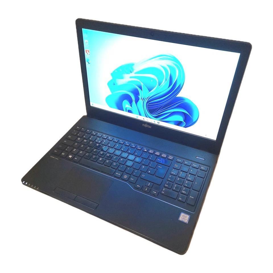 FUJITSU LIFEBOOK A359 WINDOWS 11 LAPTOP INTEL I3 8GB RAM 128GB SSD 15.6" FHD WEBCAM, OPTICAL DRIVE, BT, WIFI - VERY GOOD - REFURBISHED
