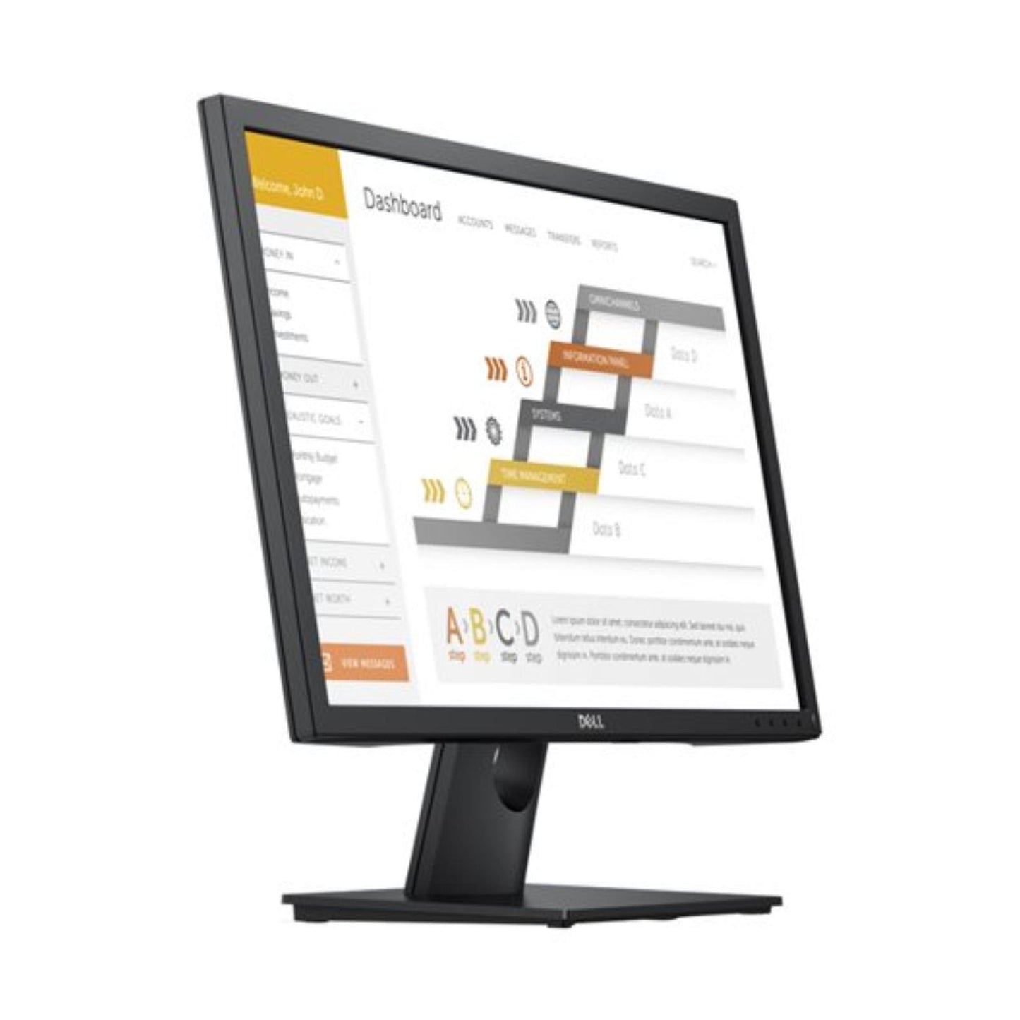 DELL E2417H 24 INCH FULL HD LED MONITOR, 1920X1080 DISPLAY, DISPLAYPORT & VGA CONNECTIVITY, WITHOUT STAND    -  GOOD REFURBISHED