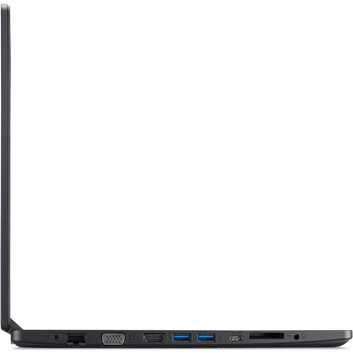 Acer TravelMate P215-52 Windows 11 Laptop i3 8GB RAM 128GB SSD 15" FHD Webcam Backlit Keyboard WiFi BT - Very Good - Refurbished