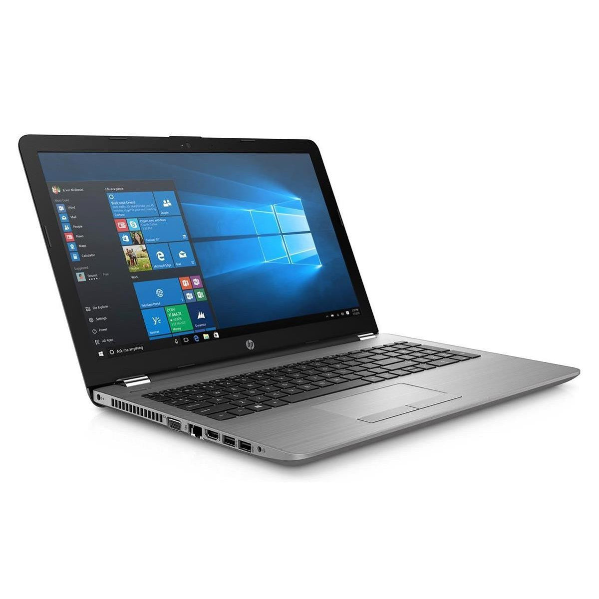 HP NOTEBOOK 250 G6 15" WINDOWS 11 LAPTOP INTEL I3 8GB RAM 128GB SSD FHD WEBCAM, BT, WIFI, OPTICAL DRIVE - VERY GOOD – REFURBISHED