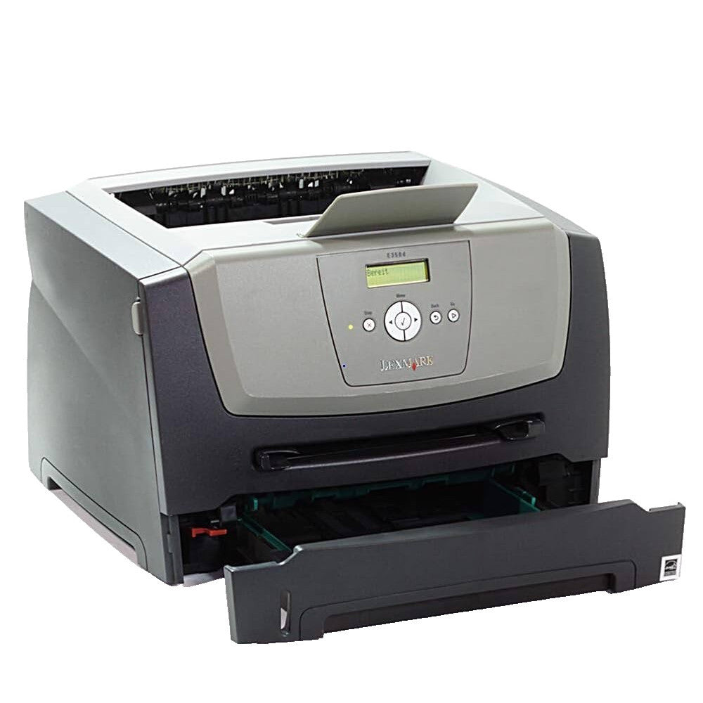 LEXMARK E350D A4 USB PARALLEL DUPLEX MONO LASER PRINTER 33S0400 /NO TONER & DRUM    -   USED