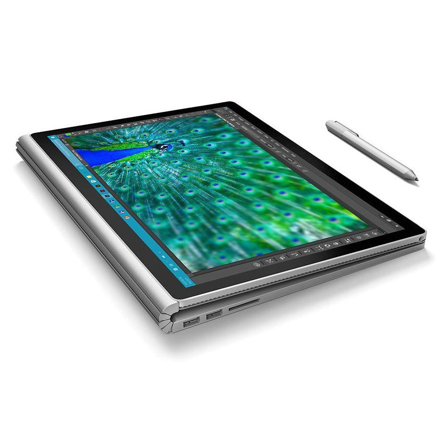 MICROSOFT SURFACE BOOK 2 IN 1 13.5" WINDOWS 11 LAPTOP INTEL I5 8GB RAM 128GB SSD QHD+/3K WEBCAM, BACKLIT, TOUCHSCREEN, BT, WIFI - GOOD - REFURBISHED