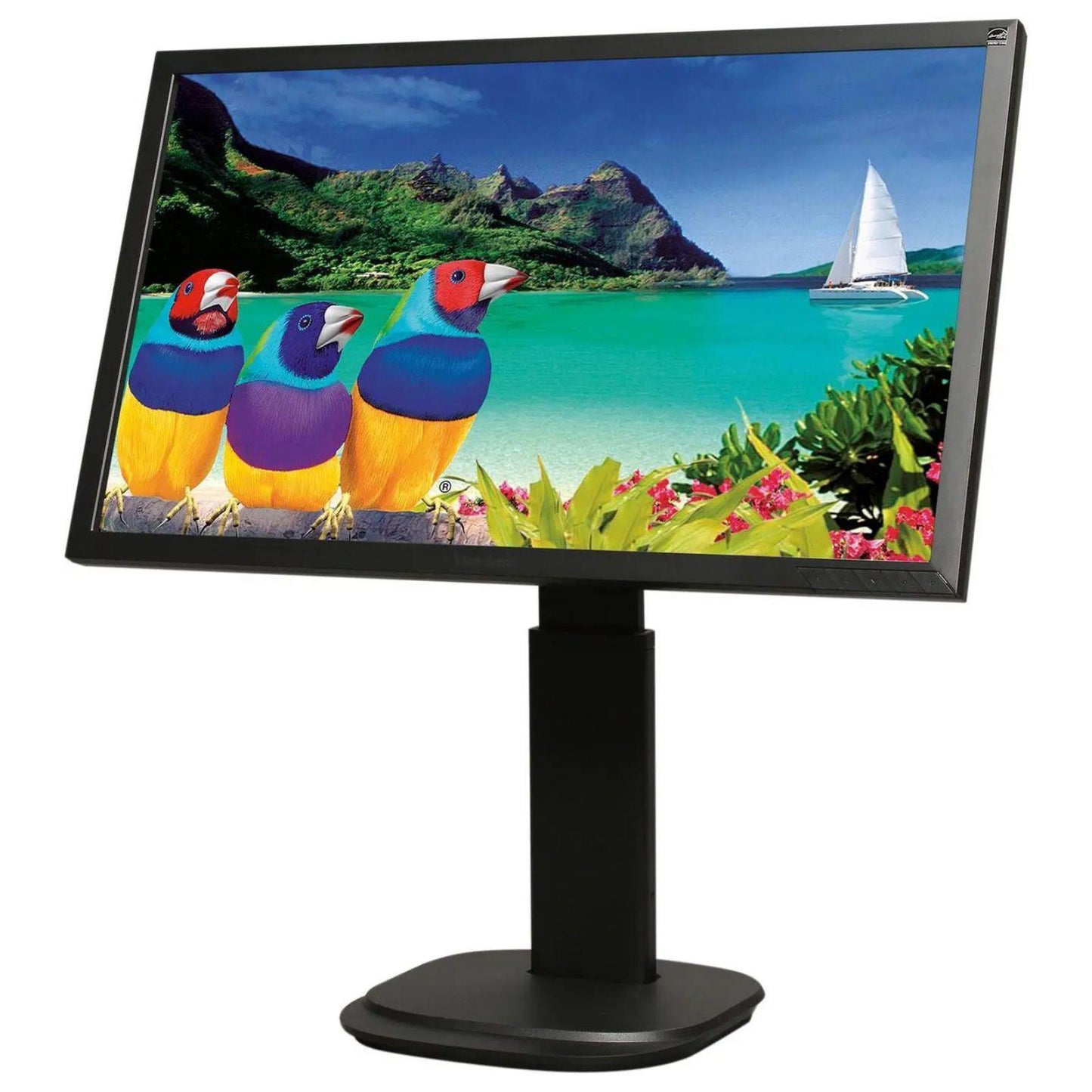VIEWSONIC VG2439M 24" FHD 1920X1080 LED MONITOR DP VGA DVI PORT / WITHOUT STAND MONITOR FOR HOME & OFFICE USE   -  GOOD REFURBISHED