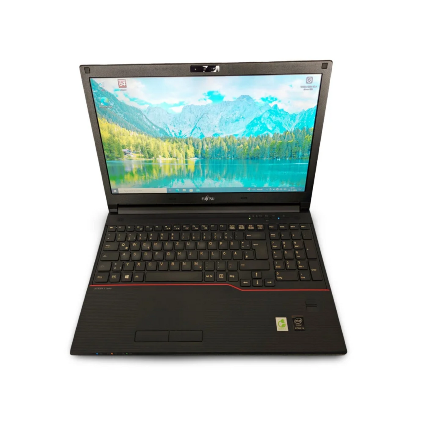 FUJITSU LIFEBOOK E554 15.6" WINDOWS 11 LAPTOP INTEL I5 8GB RAM 128GB SSD HD WEBCAM, BT, WIFI, OPTICAL DRIVE  - VERY GOOD – REFURBISHED