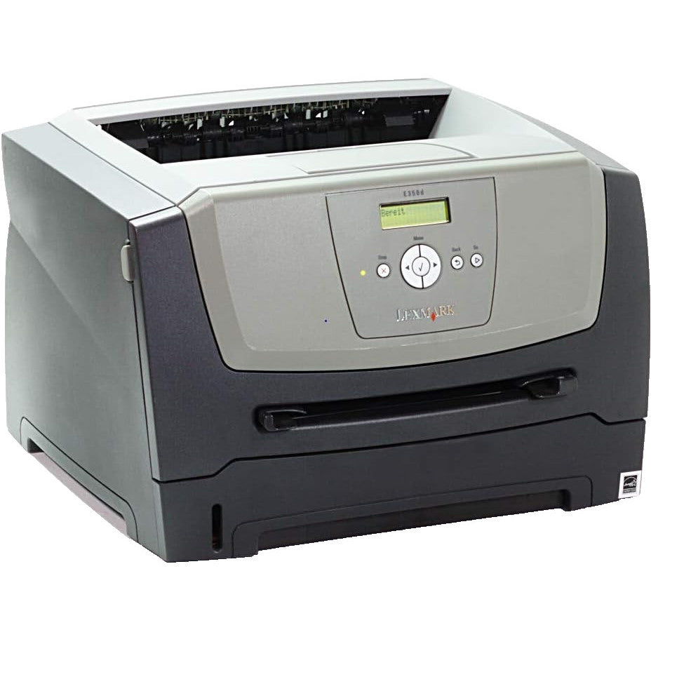 LEXMARK E350D A4 USB PARALLEL DUPLEX MONO LASER PRINTER 33S0400 /NO TONER & DRUM    -   USED