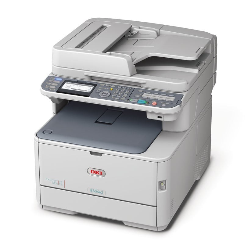 OKI ES5462W MULTIFUNCTION PRINTER DUPLEX ADF A4 COLOR BUSINESS WORKSTATION   - GOOD  -  REFURBISHED