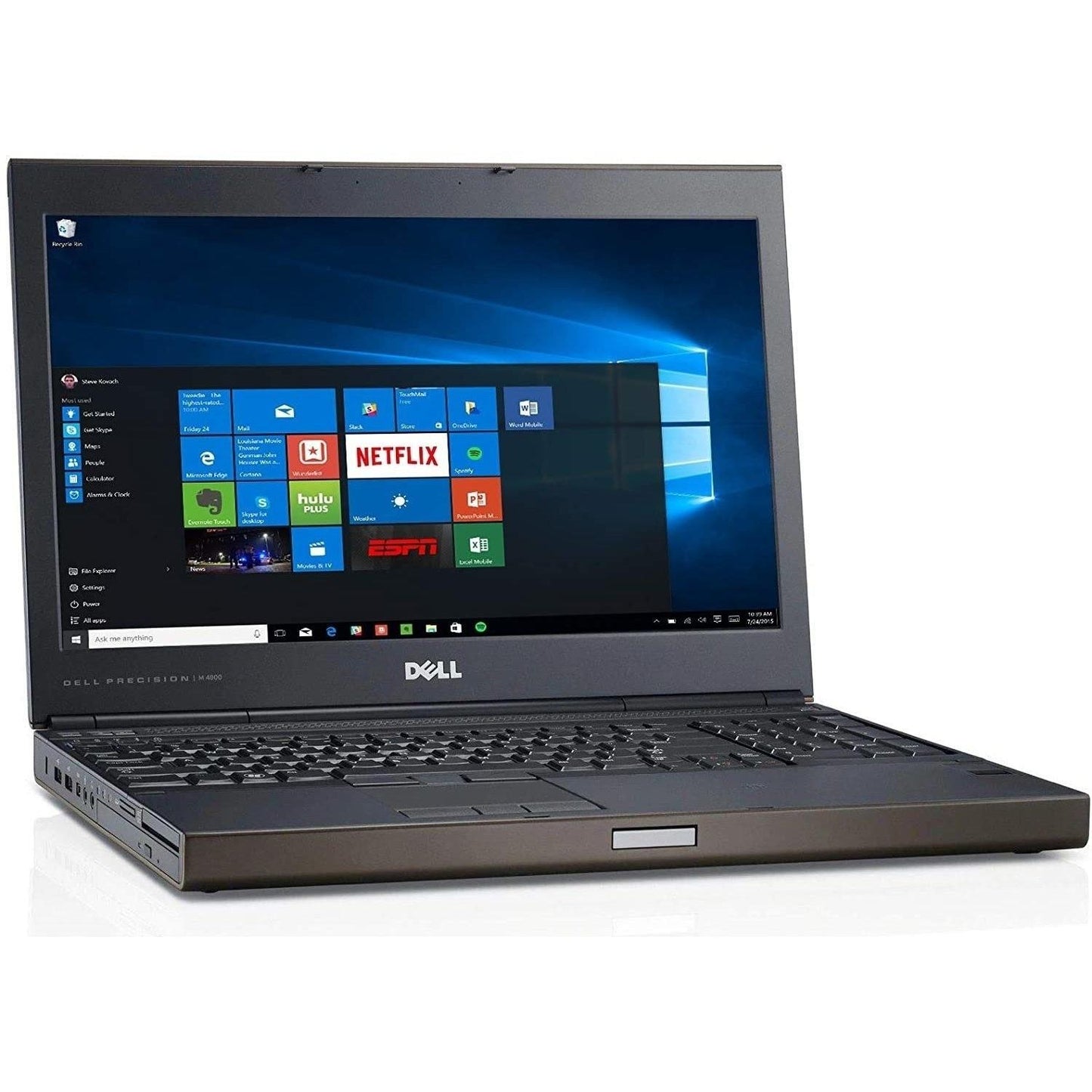 DELL PRECISION M4800 15" WINDOWS 11 LAPTOP INTEL I7 16GB RAM 1000GB STORAGE FHD WEBCAM GAMING CAD NVIDIA   -   VERY GOOD – REFURBISHED