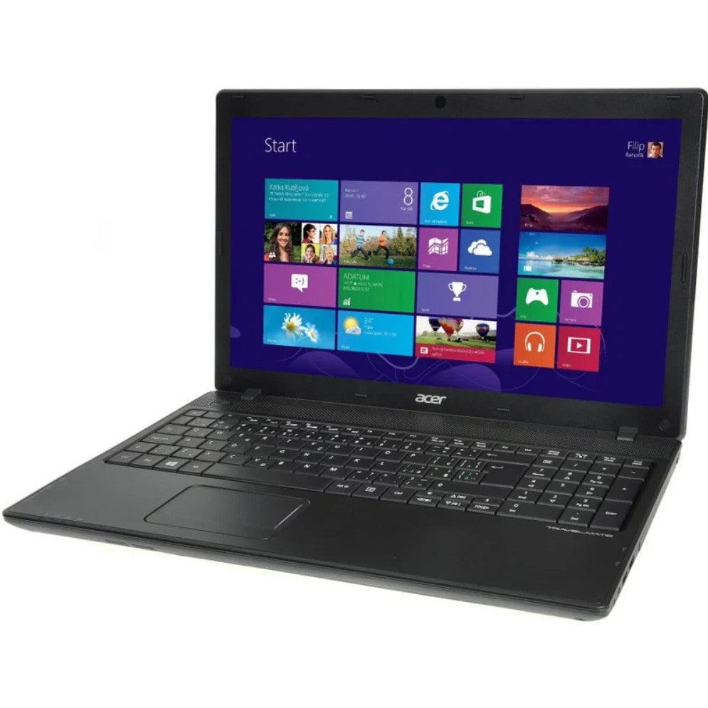 ACER TRAVELMATE P453 WINDOWS 11 LAPTOP 15" INTEL CORE I3 8GB RAM 500GB STORAGE HD WEBCAM, DVD, WIFI, BT  - VERY GOOD – REFURBISHED
