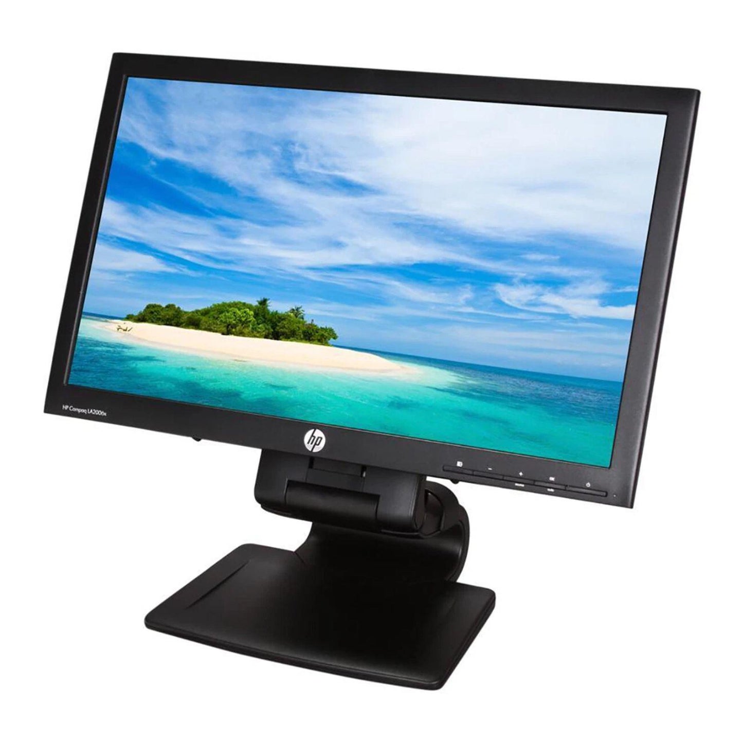 HP COMPAQ LA2006X 20" HD+ 1600X900 LCD MONITOR DP HDMI VGA / WITHOUT STAND MONITOR FOR HOME & OFFICE USE     -  GOOD REFURBISHED