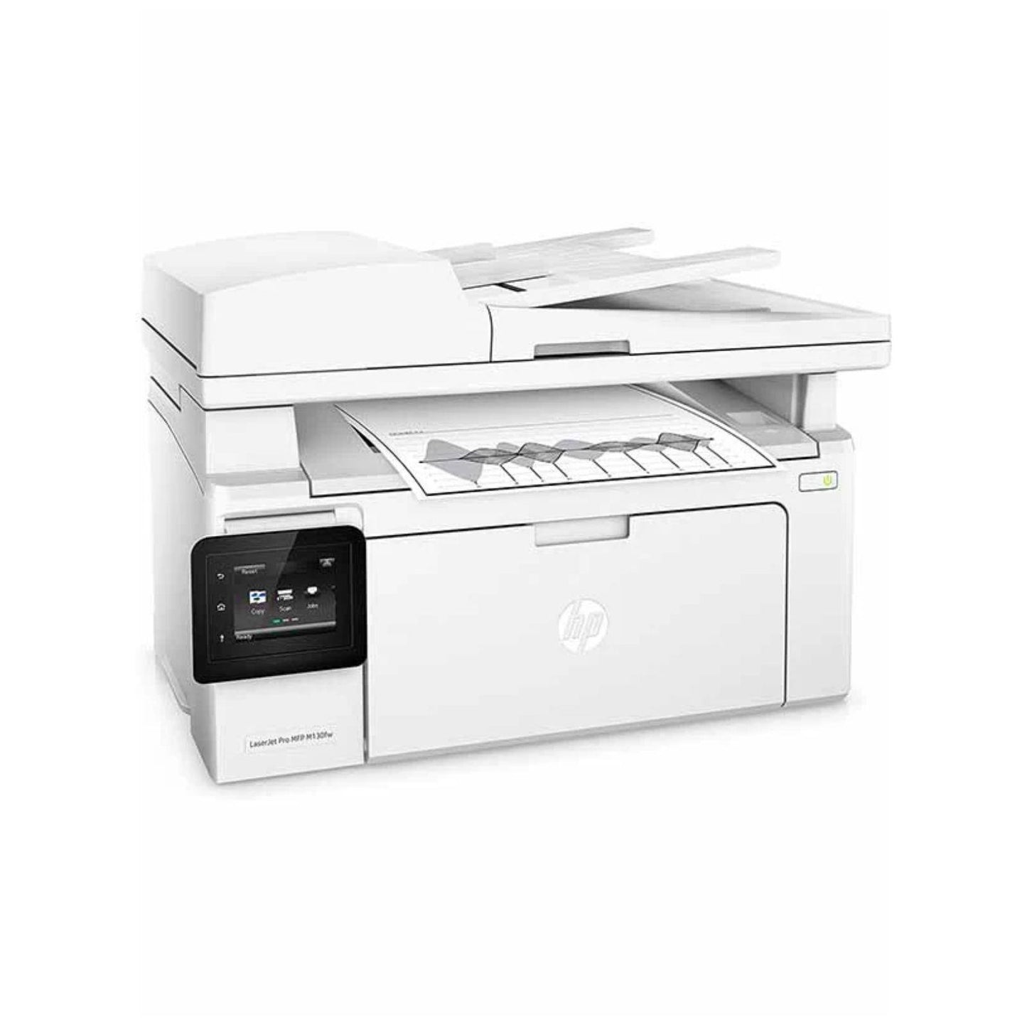 HP LASERJET PRO M130FW WIRELESS FAX USB A4 23 PPM MONO MULTIFUNCTION PRINTER G3Q60A  600 DPI 600 MHZ -   VERY GOOD - REFURBISHED