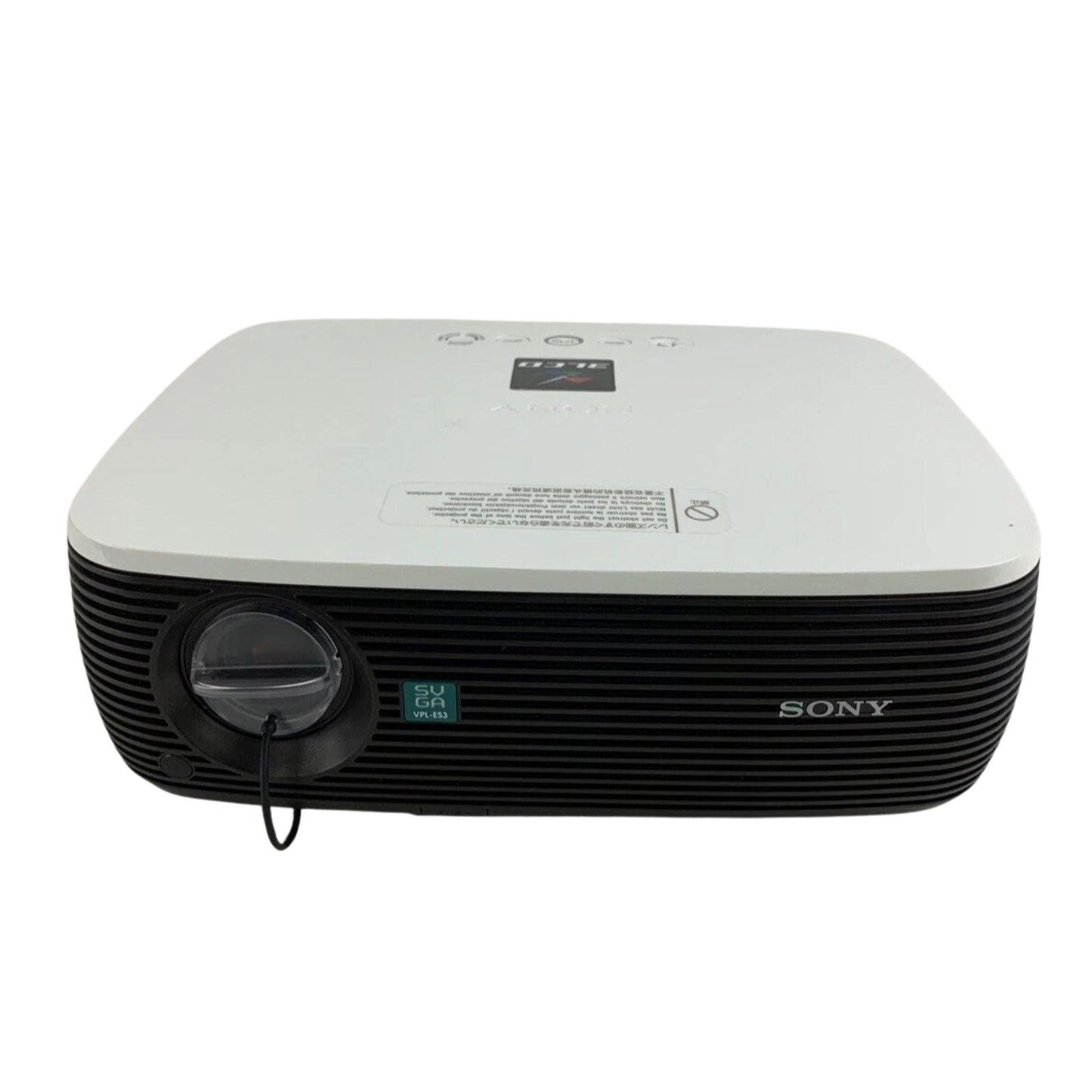 SONY VPL-ES3 3LCD PROJECTOR 2000 LUMENS SVGA HDMI COMPATIBLE OFFICE HOME    - GOOD - REFURBISHED