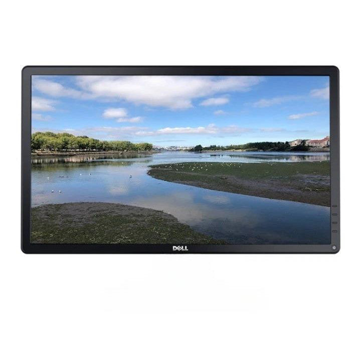 DELL E2414HT 24" FHD 1920X1080 LED COMPACT MONITOR HDMI VGA PORT / WITHOUT STAND  -  GOOD  REFURBISHED