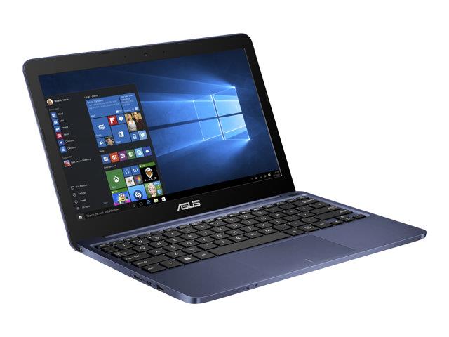 Asus VivoBook E203N Windows 11 Laptop Intel Celeron N3350 64GB SSD 11" HD Webcam, WiFi BT Colour Dark Blue - Very Good - Refurbished