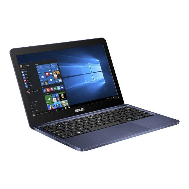Asus VivoBook E203N Windows 11 Laptop Intel Celeron N3350 64GB SSD 11" HD Webcam, WiFi BT Colour Dark Blue - Very Good - Refurbished
