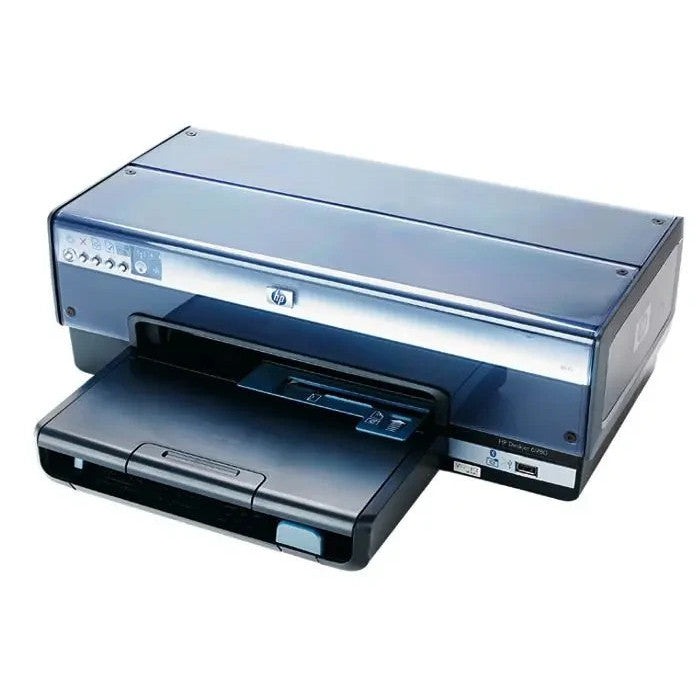 HP DESKJET 6980DN DUPLEX NETWORK A4 COLOR INKJET PRINTER C8969F - NO OUTPUT TRAY   -   USED