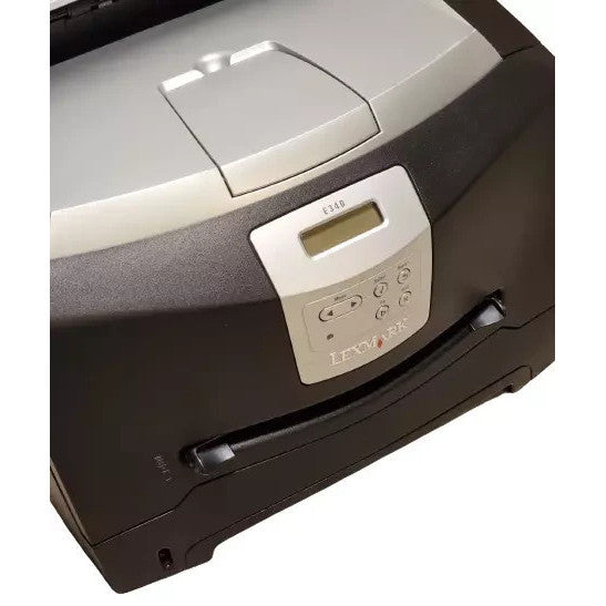 LEXMARK E340 MONO LASER PRINTER A4 USB PARALLEL PRINTER - NO TONER & DRUM   -  USED
