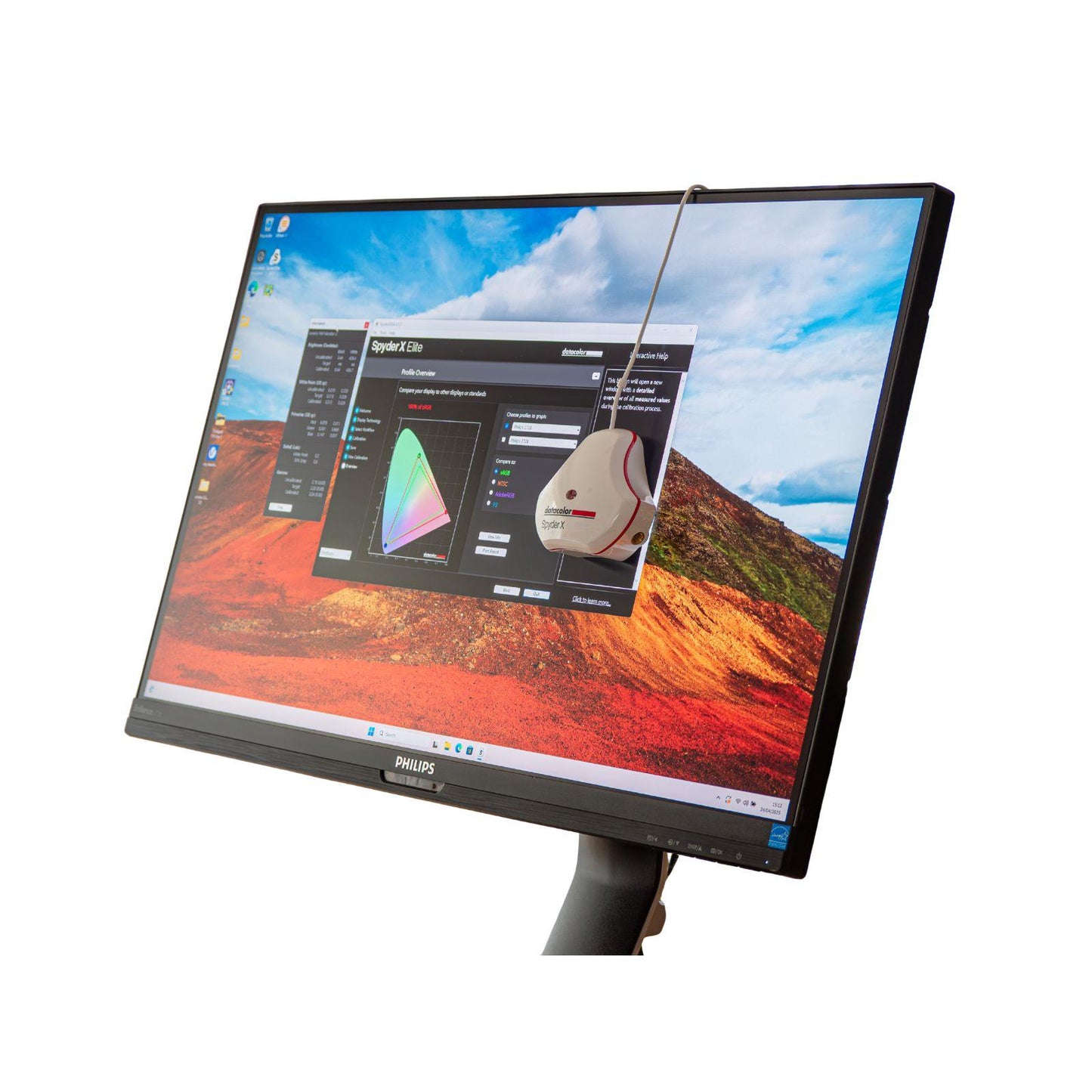 PHILIPS 272B7QU 27" QHD 2560X1440 IPS LED MONITOR DISPLAY PORT HDMI / NO STAND MONITOR FOR HOME & OFFICE USE    -  GOOD REFURBISHED