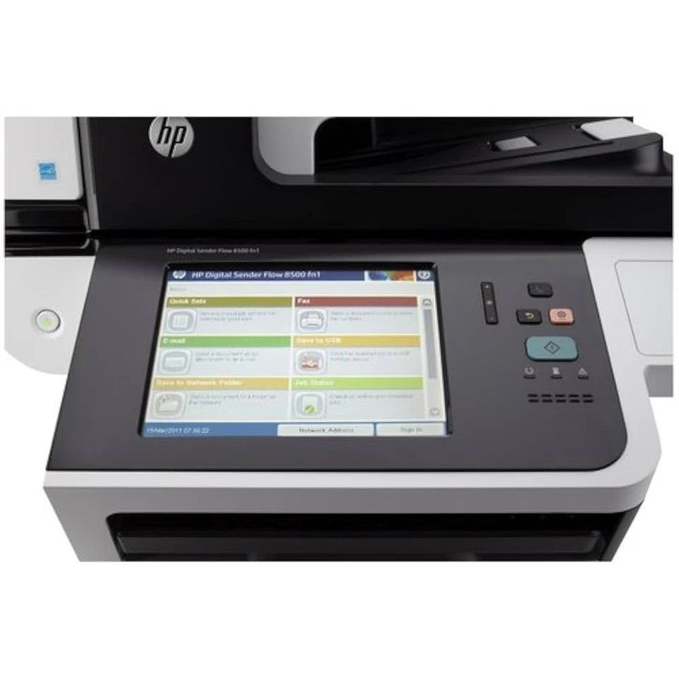HP 8500 DIGITAL SENDER FLOW 8500FN1 A4 DOCUMENT COLOR WORKSTATION FAST SCANNER   -     GOOD - REFURBISHED