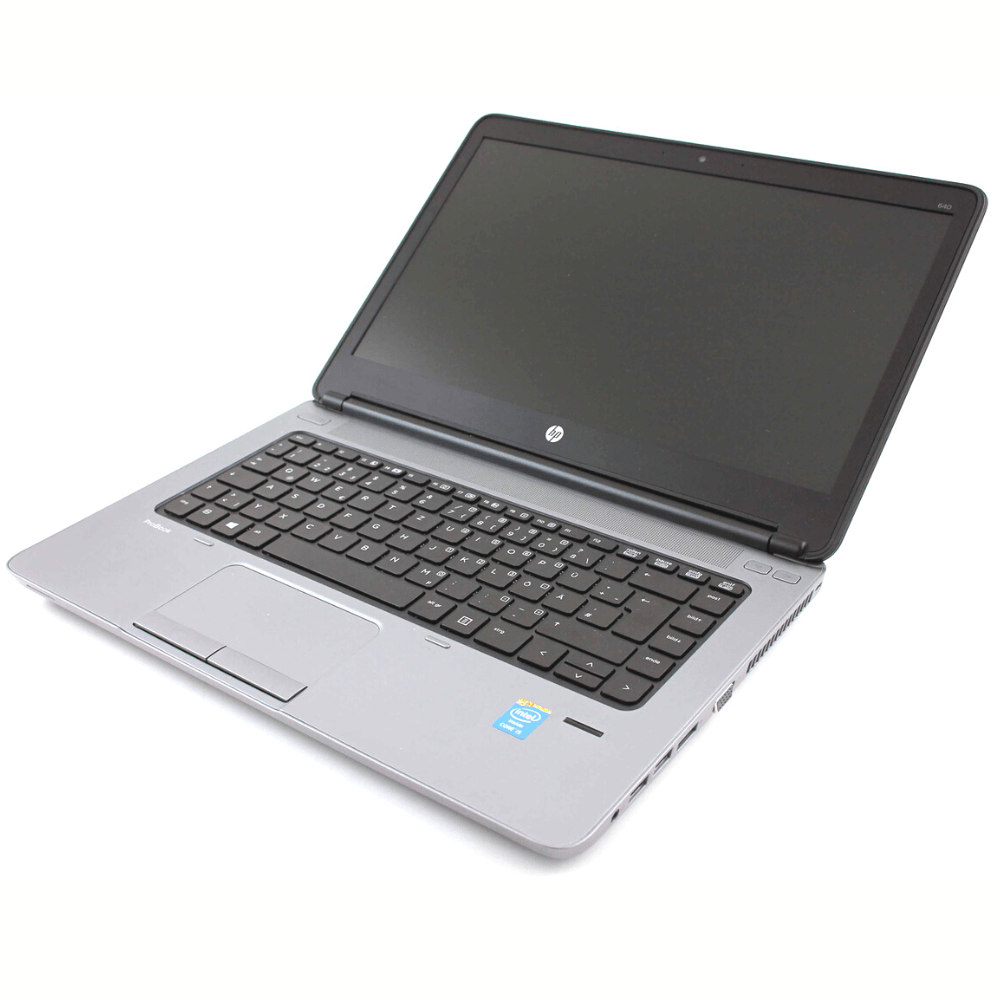 HP PROBOOK 640 G1 WINDOWS 11 LAPTOP 14" INTEL CORE I3 8GB RAM 128GB SSD  WEBCAM, WIFI, BT -  VERY GOOD – REFURBISHED