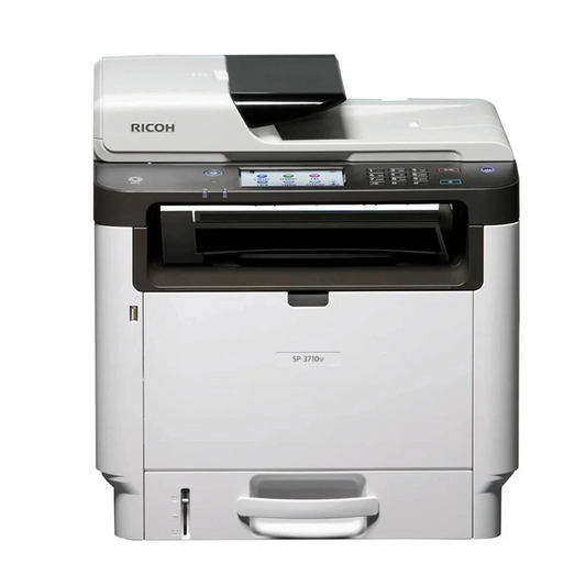 Ricoh SP 3710SF Duplex Network USB AIO Fast 30PPM A4 Mono Laser Printer Copier  - Very Good - Refurbished