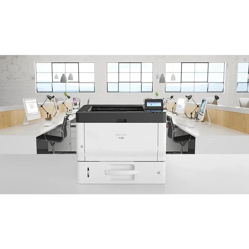 RICOH P 501 ULTRA FAST 47PPM 1200DPI WORKGROUP A4 MONO LASER PRINTER ‎418363  -    GOOD - REFURBISHED